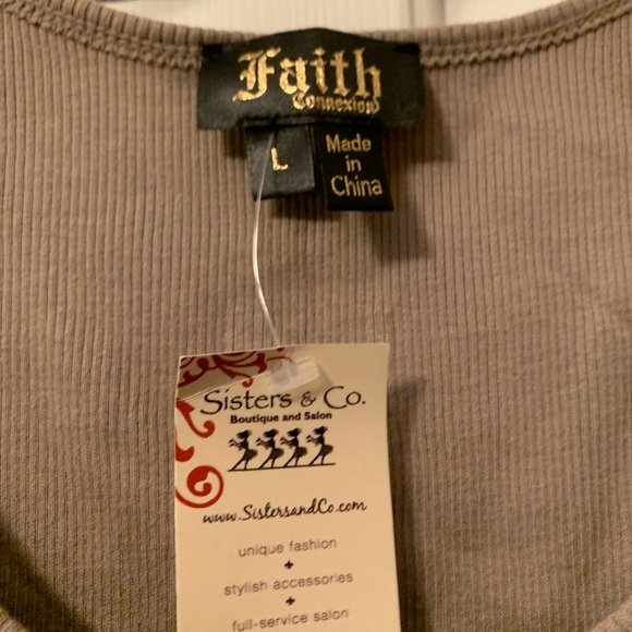 Rhinestone ribbed Tank - Picture 3 of 5